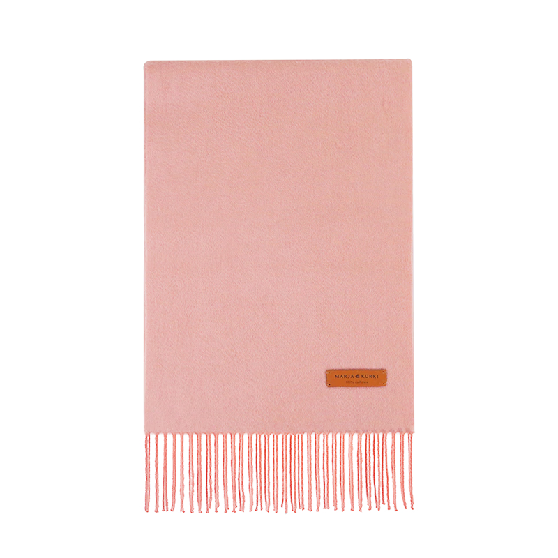 瑪麗亞·古琦（MARJA KURKI）生日禮物純色冬季保暖純羊絨圍巾女媽媽節(jié)日禮盒裝盛放的雪花粉