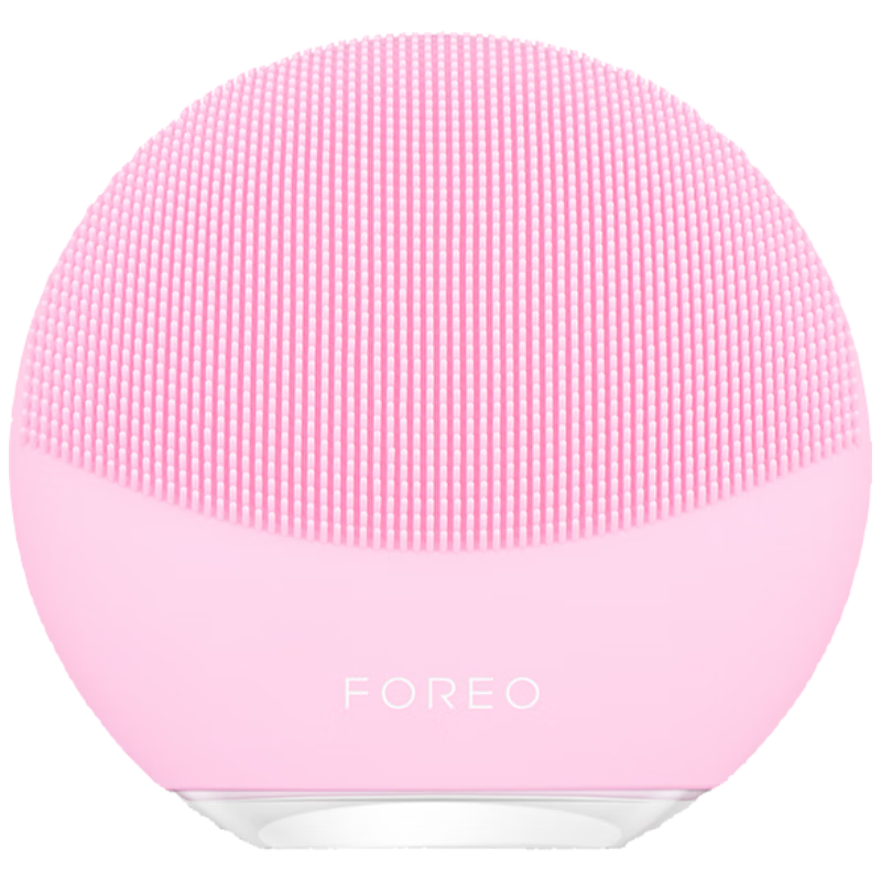 斐珞爾（FOREO）露娜潔面儀LUNA mini3凈透潔面儀平衡油脂洗臉儀電動(dòng)清潔毛孔洗臉神器 粉紅色