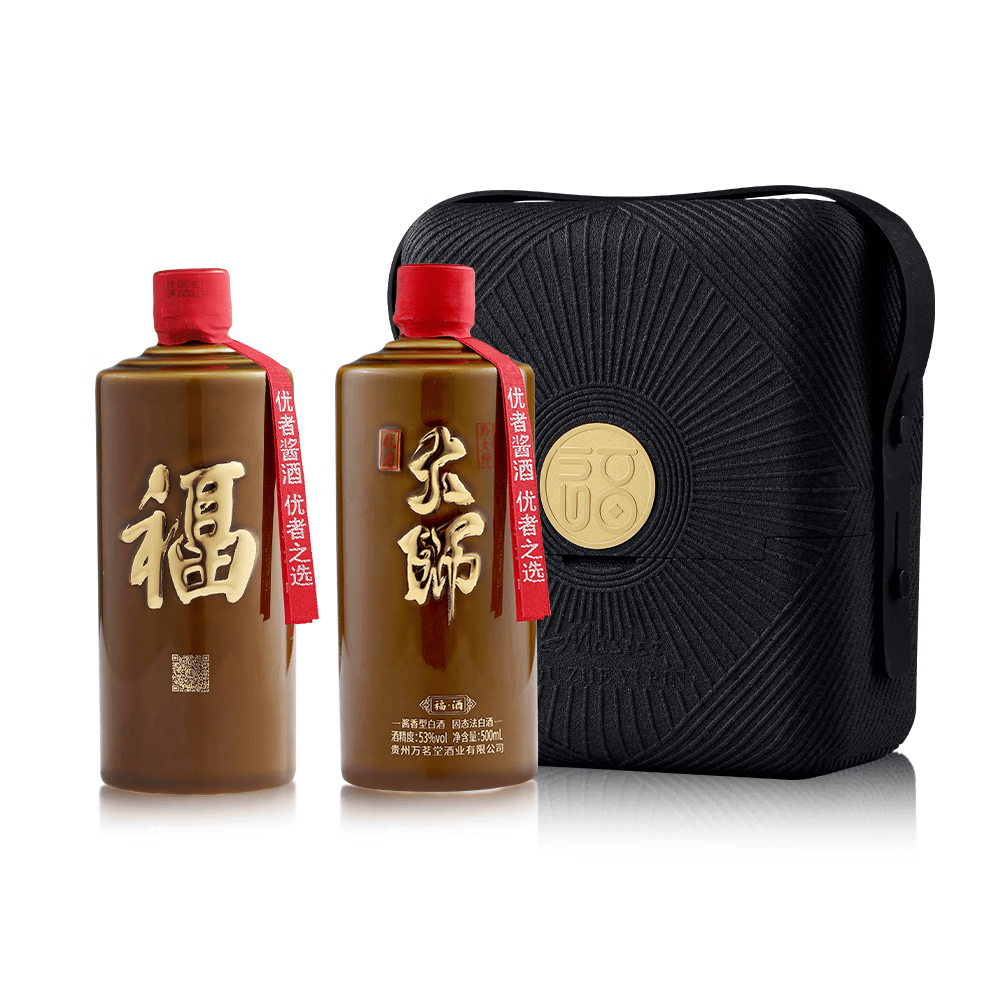 优者福酒限量款53度酱香酒高端礼盒装送礼自饮 53度 500mL 6瓶 箱装