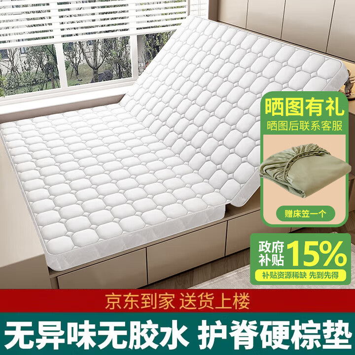 硕雷天然椰棕床垫子折叠榻榻米硬床垫卧室软棕榈乳胶棕垫薄厚定制 3e椰梦维5厘米厚折叠 1500*1900