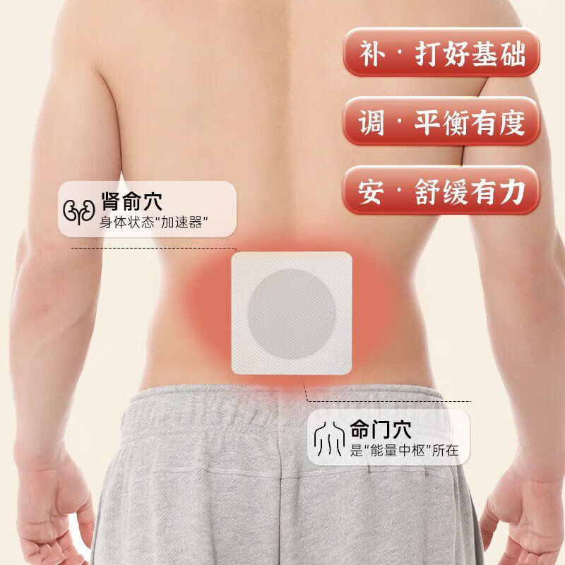 香港大药房六味地黄贴草本萃取温灸热敷深层渗透肾俞穴位贴膏温和滋养筋骨贴 10盒100贴【买5赠5】家庭分享装