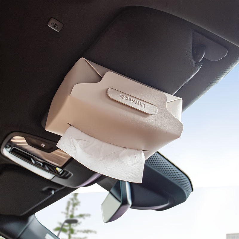 领克车载纸巾盒  挂放皆宜便捷取用车载抽纸盒 领克车载纸巾盒
