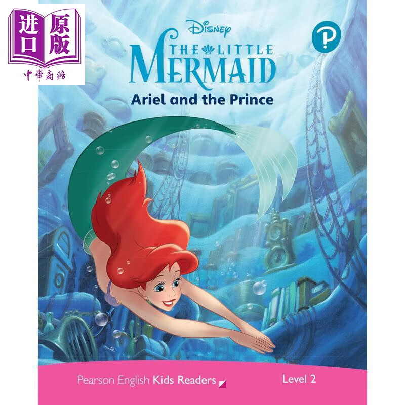 英文原版 级别2 迪士尼儿童读物 小美人鱼与王子 含音频Level 2 Disney Kids Readers Ariel and the Prince Pack