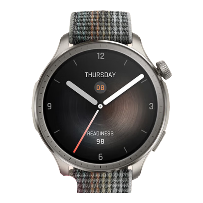 华米新款智能手表跃我测量GPS定位运动健康血氧检测心率睡眠监测 balance落日余晖手表+表带26选1+保温杯+