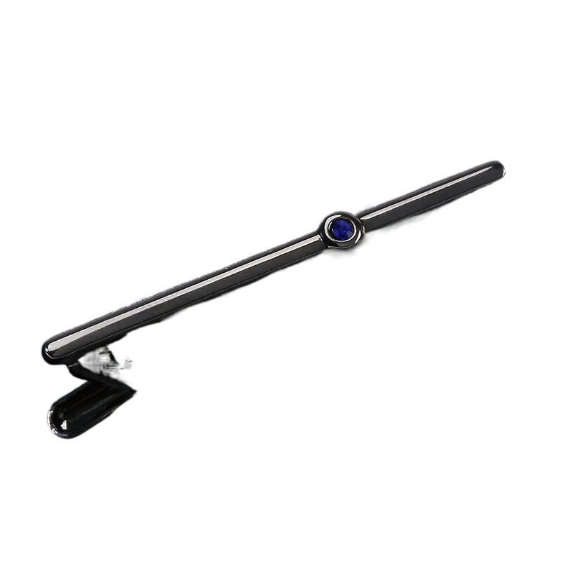 IFSONG槍色簡(jiǎn)約男士領(lǐng)帶夾正裝夾子商務(wù)領(lǐng)夾領(lǐng)帶別針女固定針禮盒裝 槍色_LDJ399A