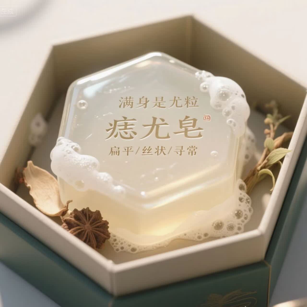 L0【国药匠心】脖子手足腋下肉疙瘩扁平丝状尤全身清洁抑菌祛疣香皂 5盒-强效组合装