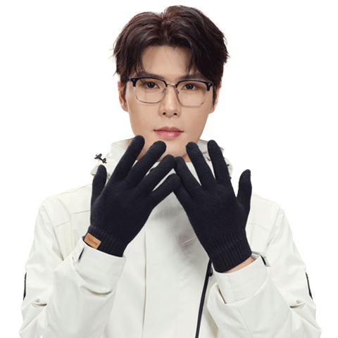 啄木鳥【高效觸屏】羊毛手套男女士秋冬季騎行開車加厚保暖針織毛線手套