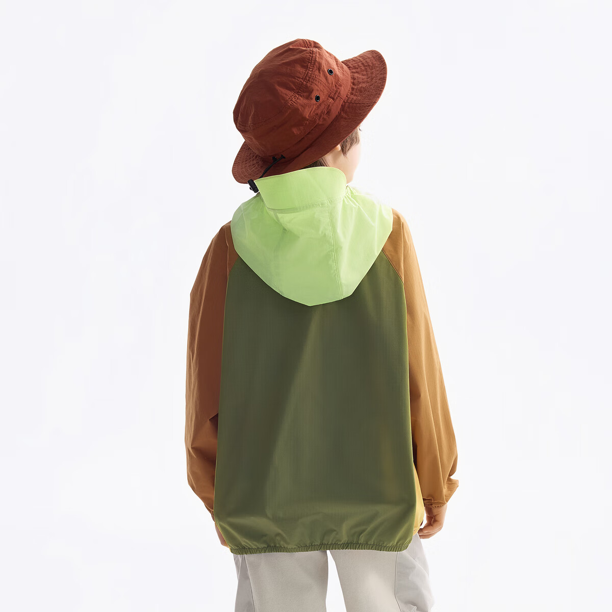 马骑顿(MQD)童装男女童2025春秋新款儿童撞色轻量透气骑行服运动风外套 海岸蓝 150