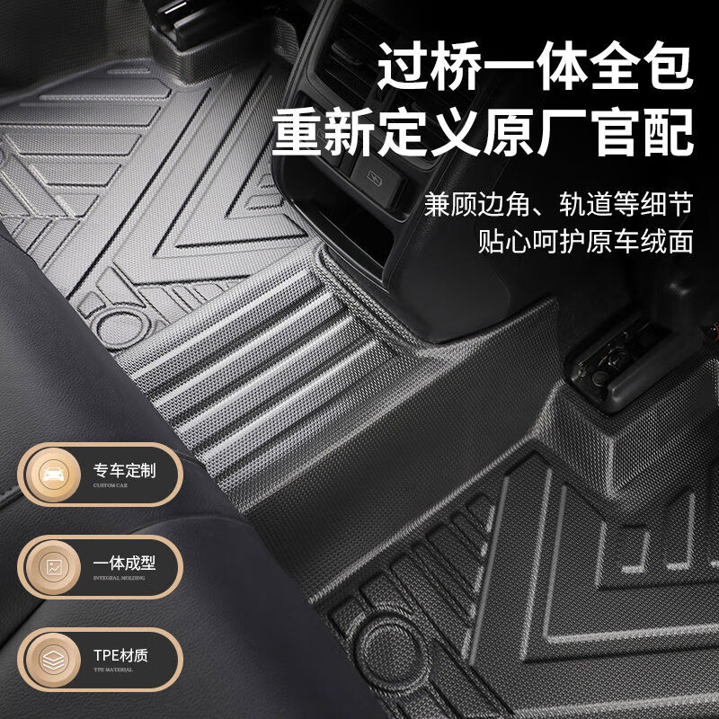 厂家直供包门槛tpe飞凡r7专用marvel r防水F7全包ER6全包围汽 加厚TPE提花毯脚垫尾箱垫 MARVELR2023-2025MARVELR槛