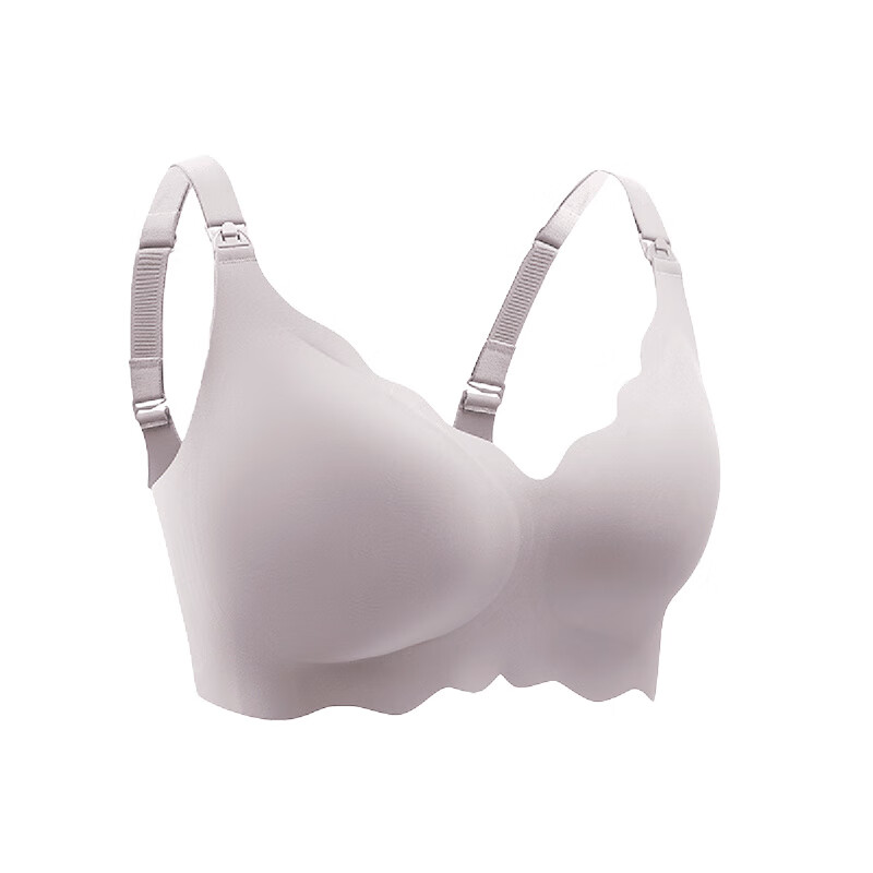 大胸哺乳内衣大码聚拢防下垂收副乳产后喂奶怀孕期孕妇文胸罩 沃格粉 4XL
