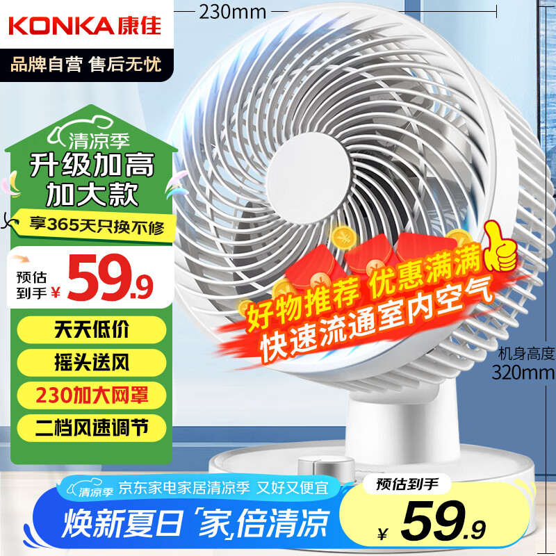 ���ѣ�KONKA������ѭ���ȼ��÷���̨ʽ����������������ֶ���������ҡͷ���Ƚ�����ƵС���ȿյ�����KF-XH2012S