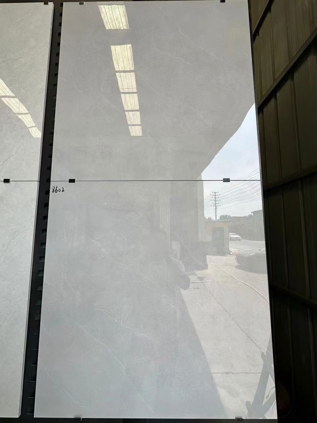 瓷砖地砖客厅灰色全抛釉砖通体大理石地板砖800x800抛光砖600x600