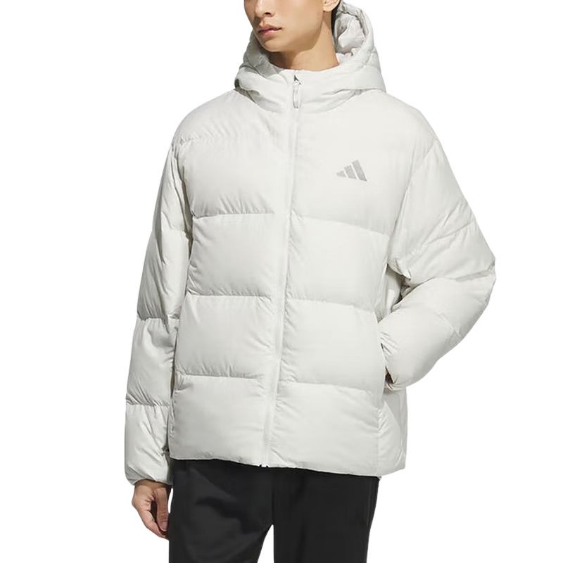 阿迪达斯（adidas）男装新款暖芯羽绒服 拒水防风保暖连帽600蓬鸭绒连帽羽绒服外套 KC2477 XXS