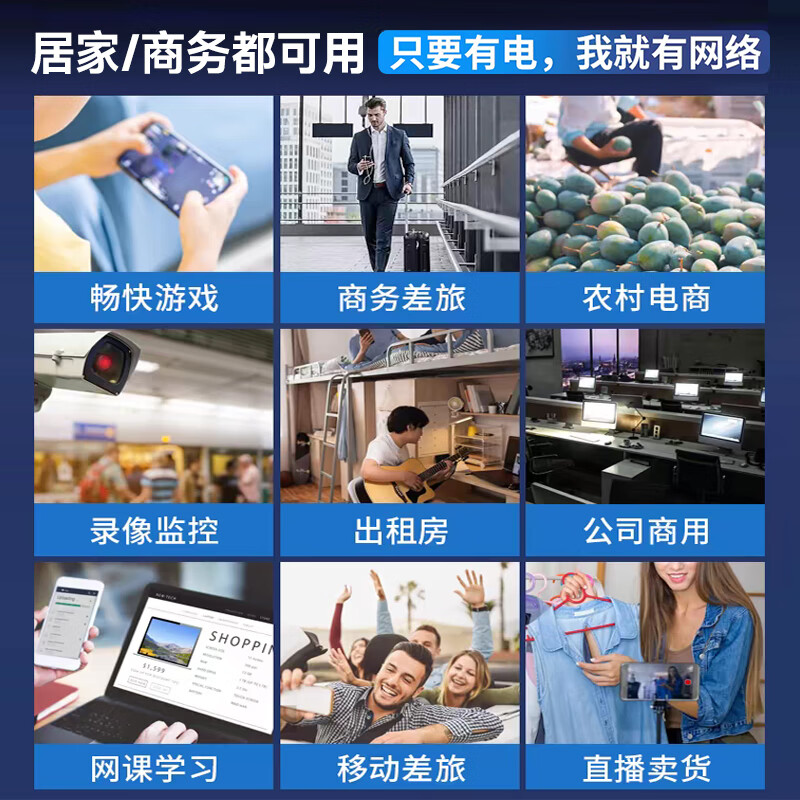 卡讯诺2025新款5G4G三网通随身wifi无线路由器便携式无线宽带光纤网速千兆网无限速流量不拉网线免拉网线 【工业版】36核+10天线wifi6提速800%