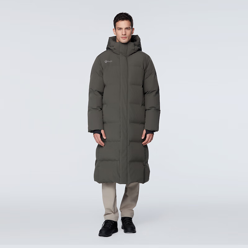 HALTI哈尔迪羽绒服秋冬外穿防泼水防风保暖长款95%鹅绒服708S 琉璃蓝 2XL 185/100A