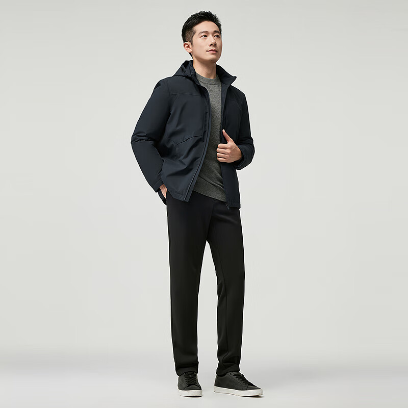 雅戈尔羽绒服男士2025秋冬中青年YSYD435732FTA【商场同款】 藏青YSYD435732FTA M 170/92A （推荐120-130斤）