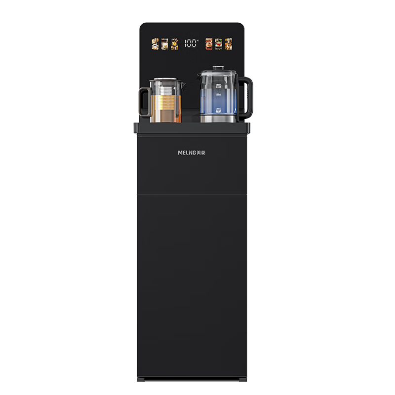 美菱（MeiLing）办公室高端饮水机家用防溢水茶吧机升级大款薄屏触控下置式立式泡茶机温热款MY-DM7216