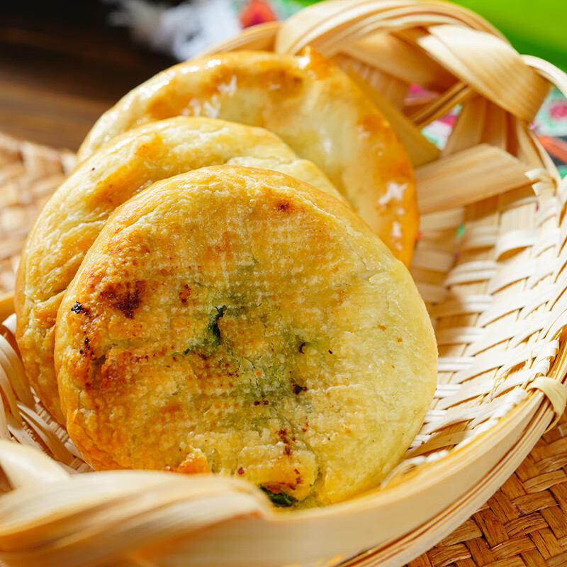 淳食记非菜鸡蛋虾皮馅饼速冻早餐家常馅饼早餐面点速食家常半成品400g 1袋装400g(5个）