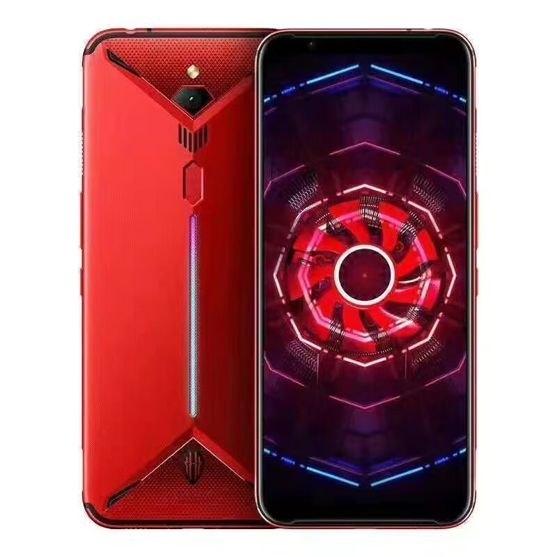 努比亚红魔3 3S电竞游戏王者吃鸡骁龙通学生原装手机 红魔Mars6+64拆封