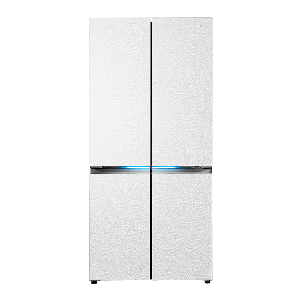美的（Midea）603升熊墩墩Pro纯平全嵌十字对开四开门双系统2.0超净除菌一级能效无霜家用电冰箱 BCD-603WUSPZM(E) 海贝白