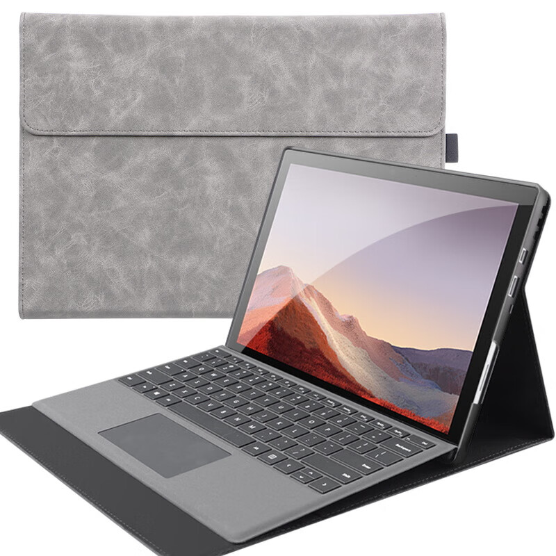 容惠微软surface pro11保护套surface平板电脑保护壳pro10皮套9/8/7/6 太空灰[单保护套] 微软surfacepro11