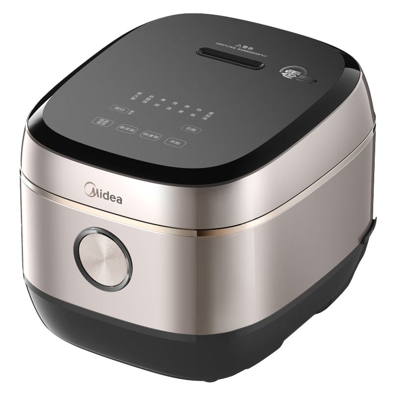 美的（Midea）电饭煲0涂层家用5L大容量IH无涂层电饭煲316L不锈钢智能多功能5-8人煲汤煮饭锅MB-HC559S政府补贴
