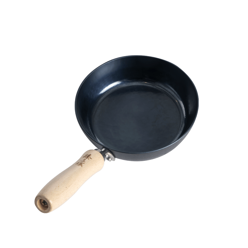 臻三环舌尖上的中国拍摄臻三环手工锻打铁锅无涂层不易粘锅平底辅食锅 16cm