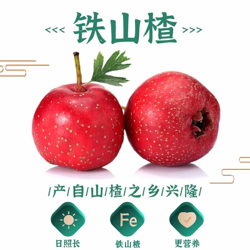 巨源0蔗糖果丹皮400g*2袋 承德特产铁山楂蜜饯果干休闲零食山楂片 400g*2袋