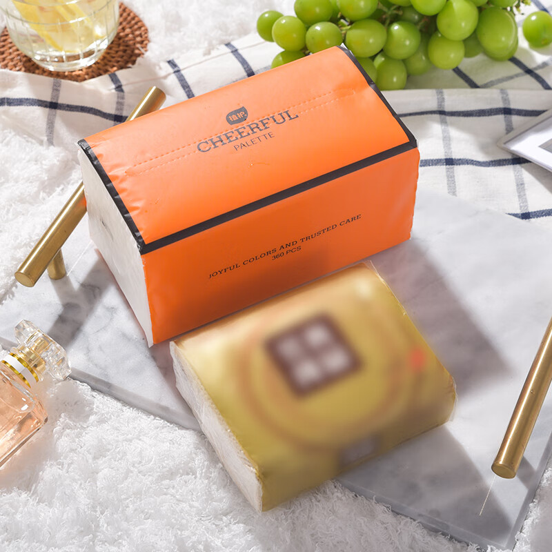 植护气垫抽纸餐巾纸 大包亲肤纸面巾纸 4层 360张*20包 整箱装