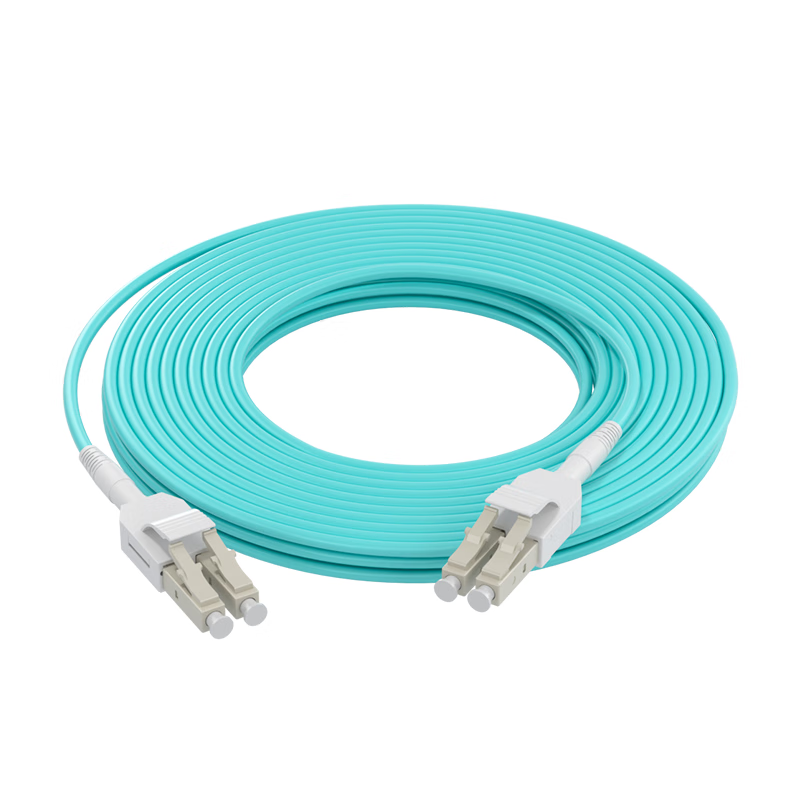 诺可信（Nokoxin）电信级铠装OM4万兆多模双芯光纤跳线LC-LC 铠装抗弯曲防鼠机房工程专用跳纤尾纤 铠装OM4万兆多模双芯Uniboot 50米