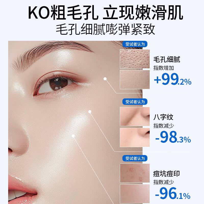 YXZZ护理膜YUOO胶原蛋白修护UO方蓝管细致毛孔收缩淡化痘印纹路 【周期装】3支装