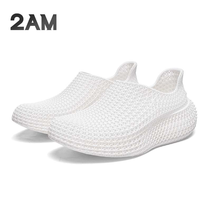 2AM· Rocker4D打印一体成型休闲鞋百搭时尚潮流男鞋春夏季3d打印鞋 月光白 42