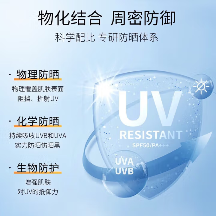 防晒喷雾防晒露军训清爽隔离身体脸部户外高倍防晒霜户外便携 防晒喷雾150ml*2