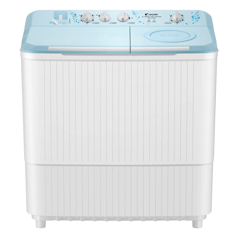 海尔（Haier）智家半自动双桶双缸30斤洗+15斤脱水家用超大容量水电分离洗大件强力去污家电补贴老式洗衣机 15公斤大容量溢水漂洗省水电+双电机+新风系统