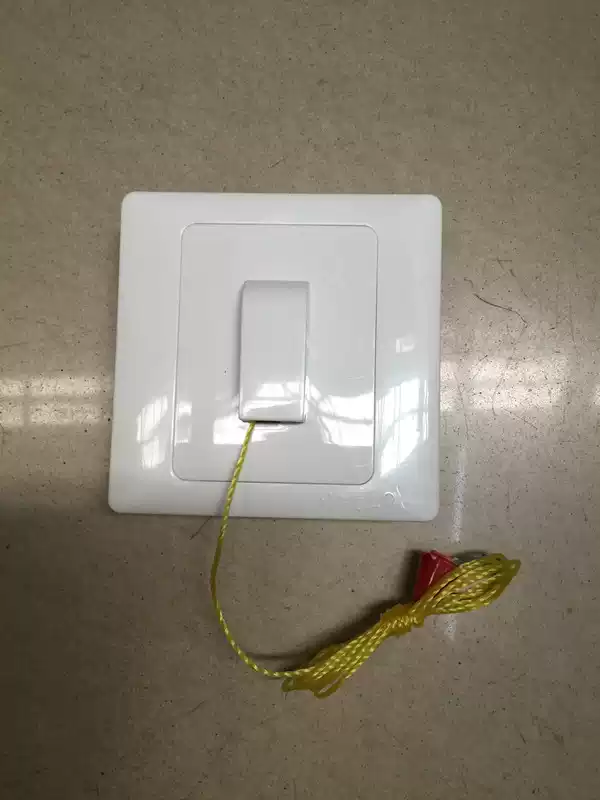86型墙壁拉线开关带拉绳一拉开关面板一开单控开关一位拉手开关