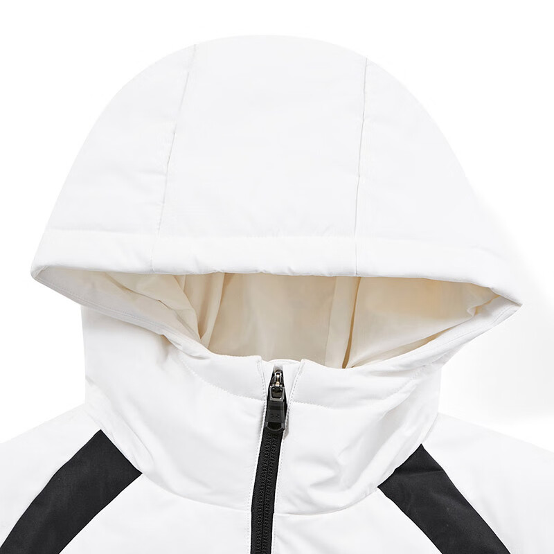 UNDER ARMOUR安德玛童装25冬新款儿童羽绒服休闲短款运动男童鸭绒面包服外套 白色 130