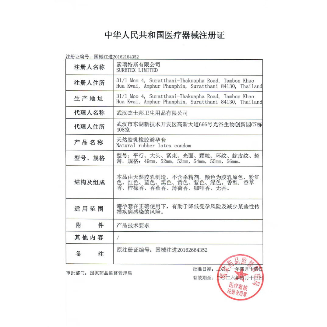 杰士邦避孕套 戴狼牙棒安全套龙纹套男专用持久颗粒延时【隐私发货】 巨龙环纹【6只装】效期钜惠