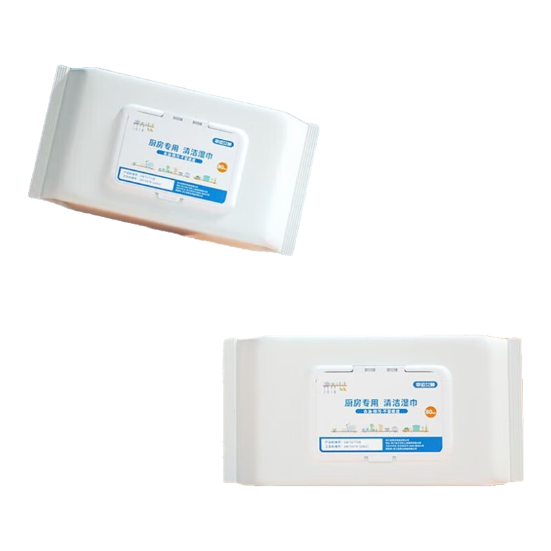 水杯清洁厨房清洁湿巾去油污一次性茶巾 加厚丝瓜抹布25*25一片装