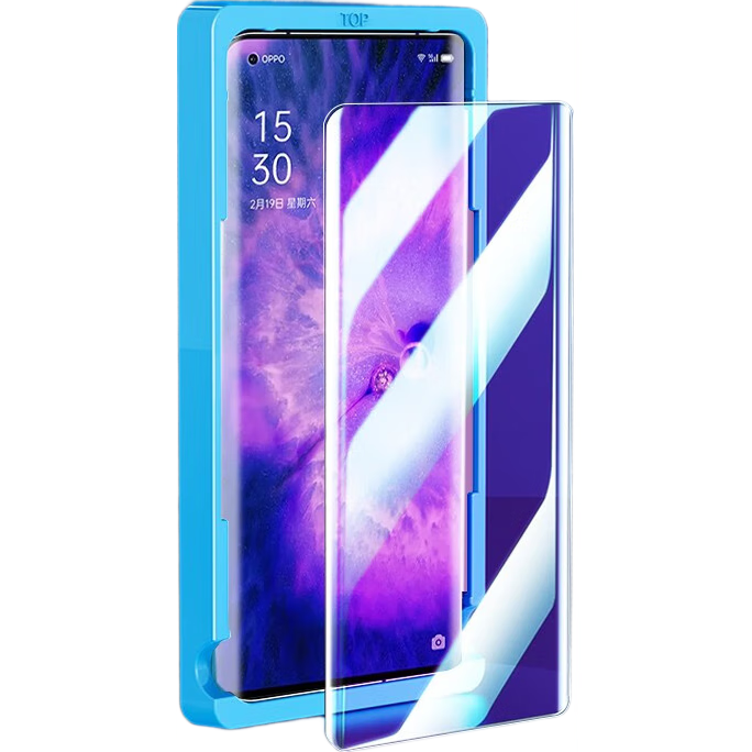 Ŧ�� ����ָ�ƽ�����OPPO FindX5�ֻ�ĤfindX5Pro/�����UVȫ�������ֻ�Ĥ������ȫ��������Ĥ ��Find X5��UV����Ĥ�����2Ƭ ����Ĥ����