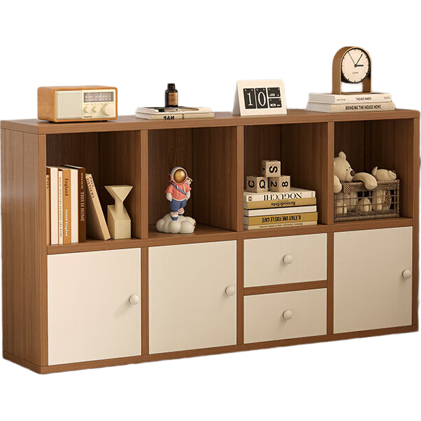 PULATA書(shū)架落地簡(jiǎn)易家用自由組合格子柜客廳儲物柜收納柜子 SG003314G15