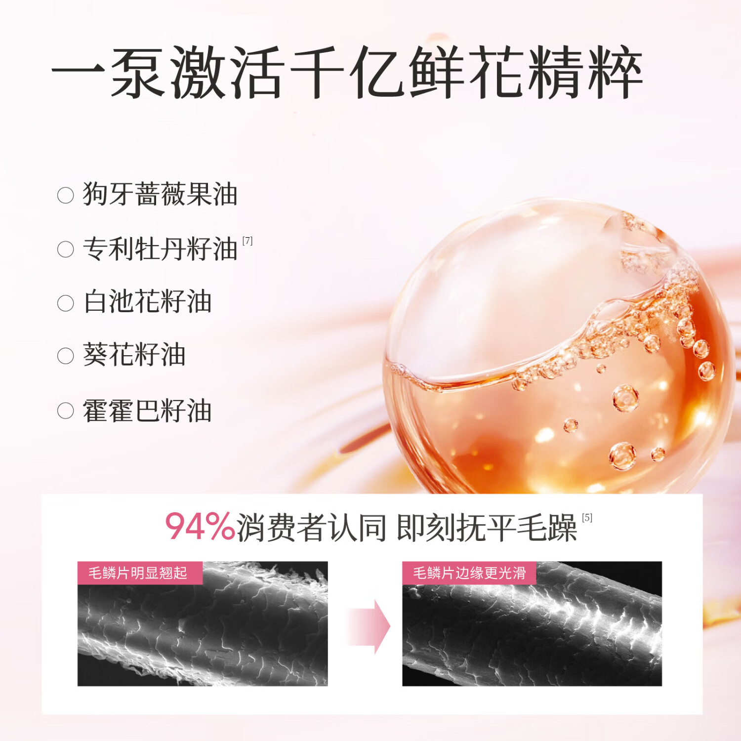 半亩花田护发精油修护干枯毛躁烫染损伤柔顺亮泽吸收不油腻 【组合装】玫瑰白檀+山茶青柚