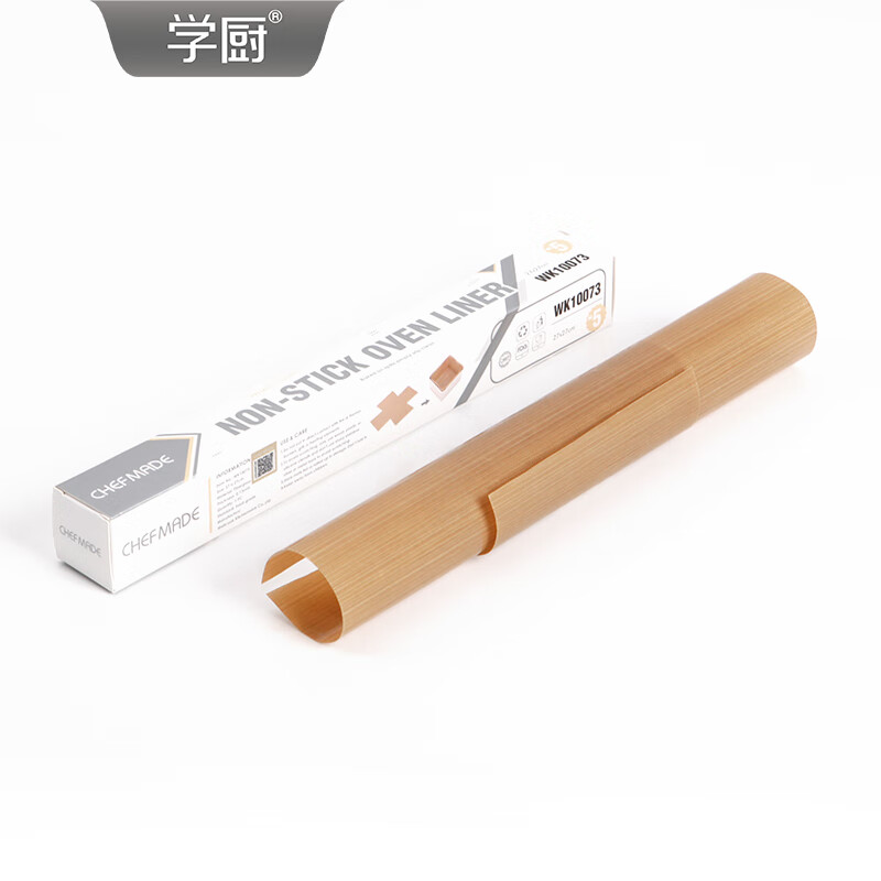 学厨玉桂狗面包模具蜂蜜蛋糕模具不粘5寸正方形烘焙模具家用多功能 5号不粘油布WK10073