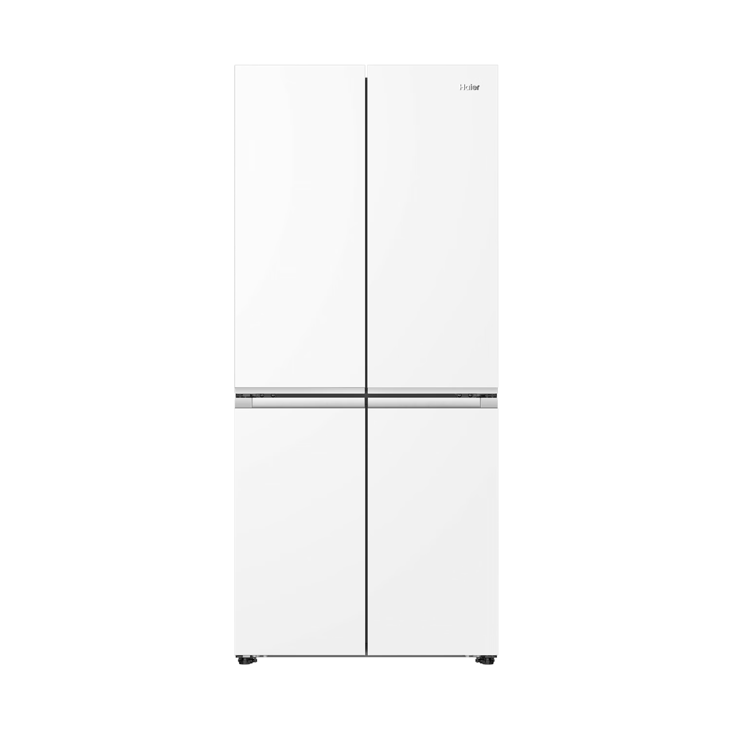 海尔（Haier）小红花-绽放版500升594mm专业超薄十字T型四门一级能效家用电冰箱BCD-500WGHTDEDWVU1国家补贴20% 