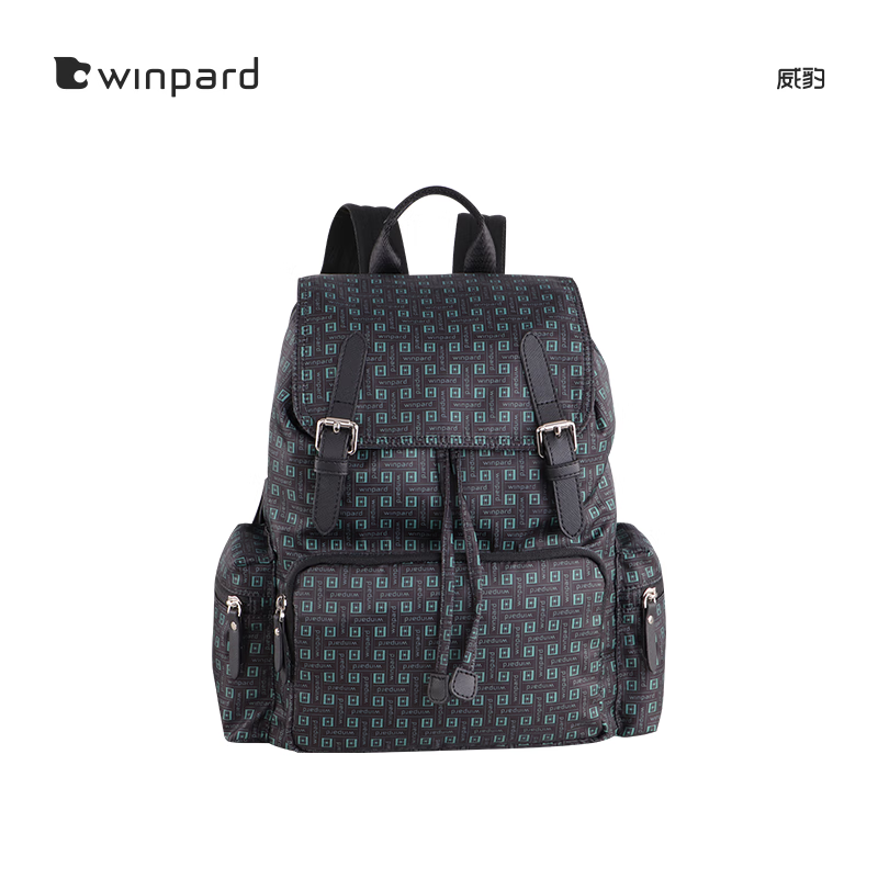 威豹清倉特惠旅行雙肩包學(xué)生書包女雙肩包通勤電腦雙背包男單肩斜挎包 黑色  31115(女雙背包)