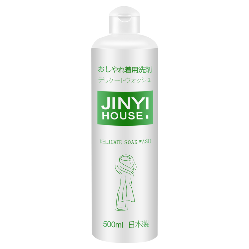 JINYIHOUSE日本真絲雪紡羊絨衫洗滌劑羊毛清洗劑桑蠶絲巾毛呢大衣通用洗衣液 500ml