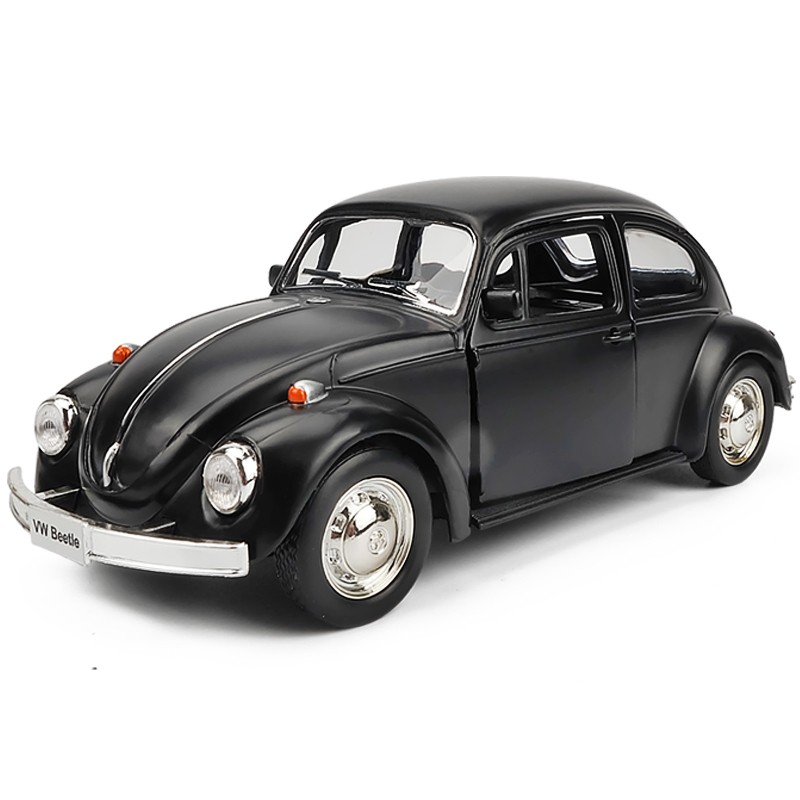 卡威(kiv)合金车玩具车仿真1:36大众甲壳虫 1967款复古轿车合金车模