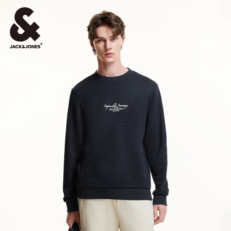 杰克·琼斯（JACK&JONES）男士卫衣合集 224333014藏蓝 M 175