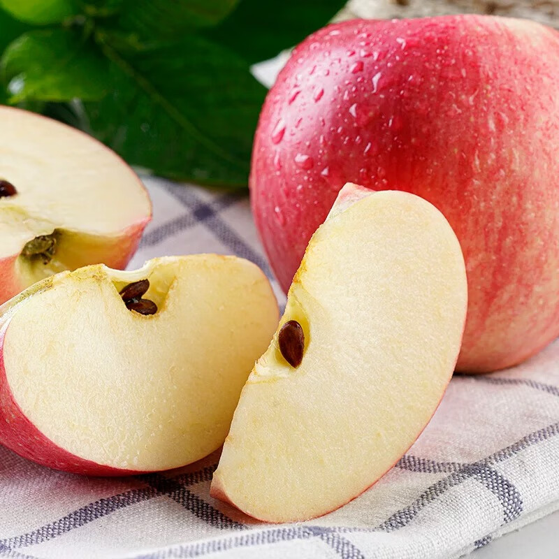 洛川苹果陕西嘎啦苹果2025年头茬新果新鲜采摘现摘现发新鲜苹果水果 15枚70mm礼盒装