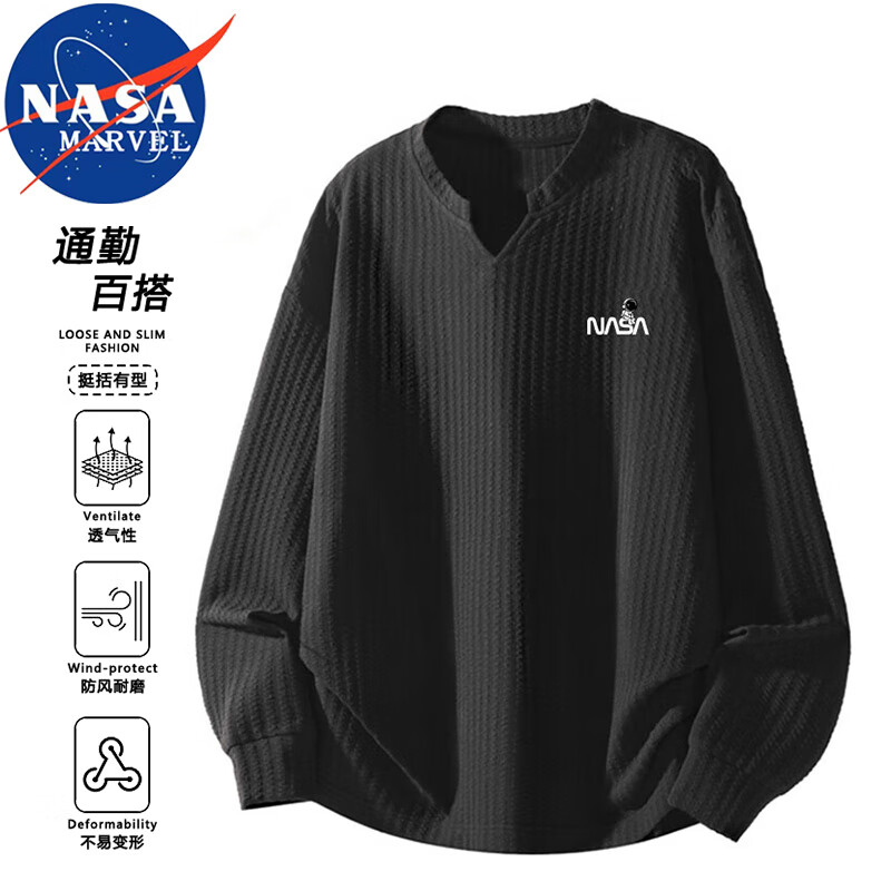 ���ڲ�����NASA MARVEL����T����ʿ������ʽv����ɻ����˶������ٴ���װ ��ɫ 2XL