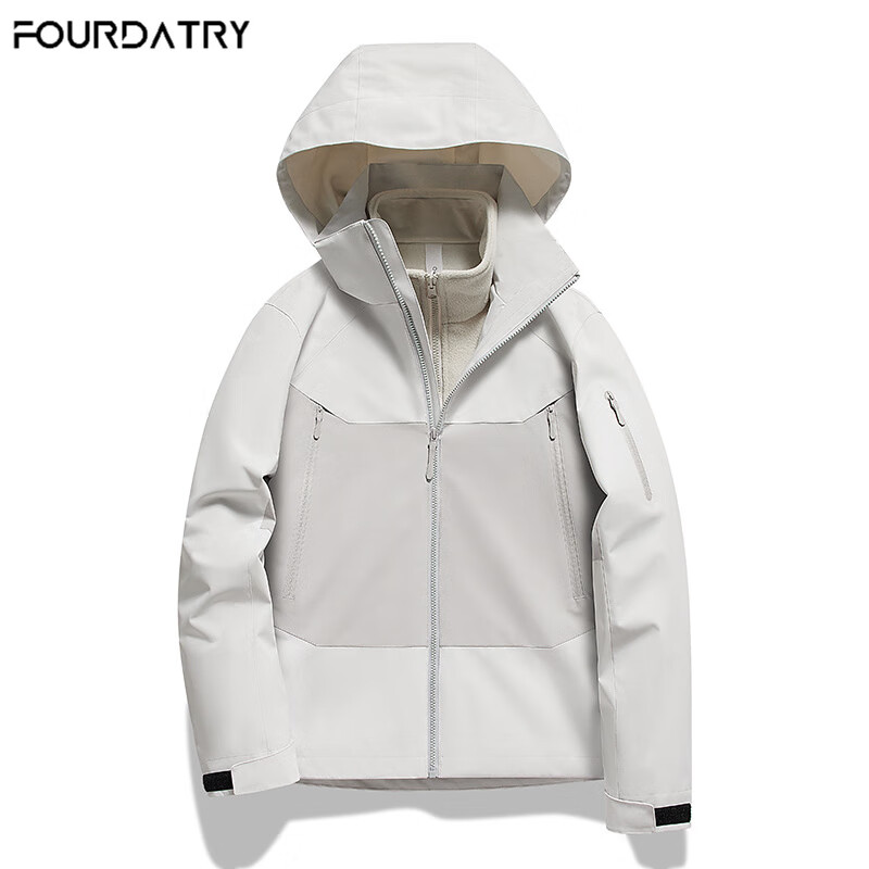 FOURDATRY��������������һ�ɲ�ж���޼Ӻ�����ˮ����͸����ɽ��Ů���� �װ׻�/ǳ�� 4XL 149.8Ԫ